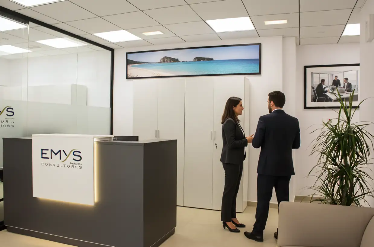 Oficina moderna de asesoría